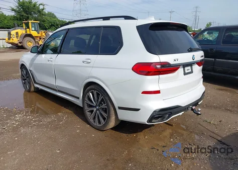 2021 BMW X7 M50I z USA, uszkodzony, nr VIN 5UXCX6C09M9G77736